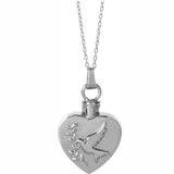 KEEPSAKE PENDANT HEART DOVE