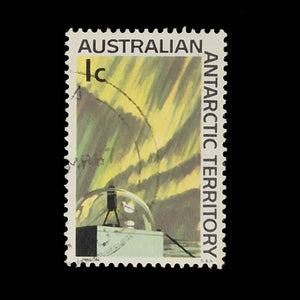 AUSTRALIAN ANTARCTIC TERRITORY 1966 1c GOLDEN AURORA FU