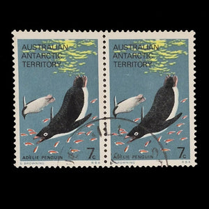 AUSTRALIAN ANTARCTIC TERRITORY 1973 7c PENGUINS FU PR