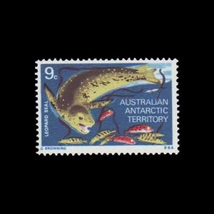 AUSTRALIAN ANTARCTIC TERRITORY 1973 9c LEOPARD SEAL MNH