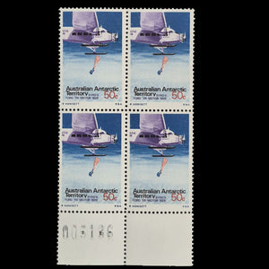 AUSTRALIAN ANTARCTIC TERRITORY 1973 50c FORD TRI MOTOR MNH B4