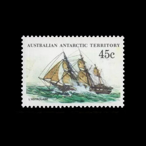 AUSTRALIAN ANTARCTIC TERRITORY 1979-82 45c L'ASTROLABE MNH