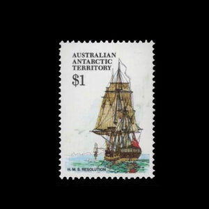 AUSTRALIAN ANTARCTIC TERRITORY 1979-82 $1HMS RESOLUTION MNH