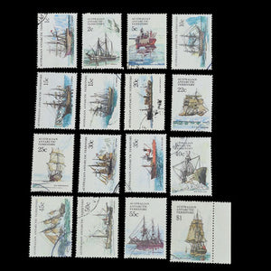 AUSTRALIAN ANTARCTIC TERRITORY 1979 ANTARCTIC SHIPS SET(16)