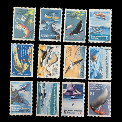 AUSTRALIAN ANTARCTIC TERRITORY 1973 DEFINITIVE SET(12) FU