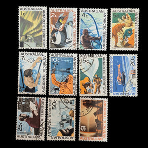 AUSTRALIAN ANTARCTIC TERRITORY 1966 DEFINITIVE SET (11) FU