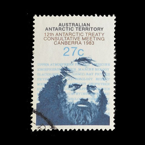 AUSTRALIAN ANTARCTIC TERRITORY 1983 27c TREATY MEETING FU