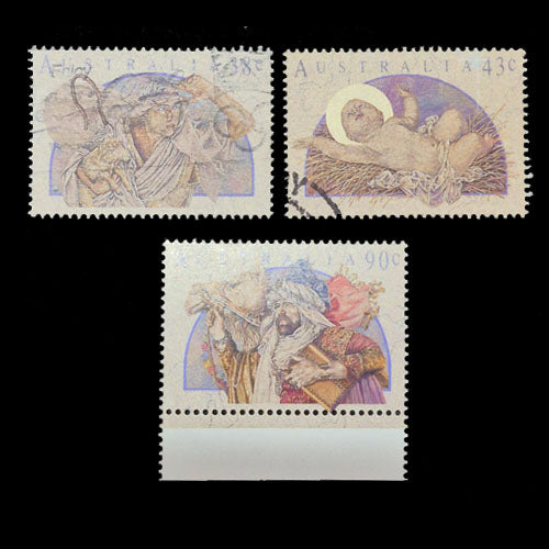 AUSTRALIA 1991 XMAS SET OF 3 FU