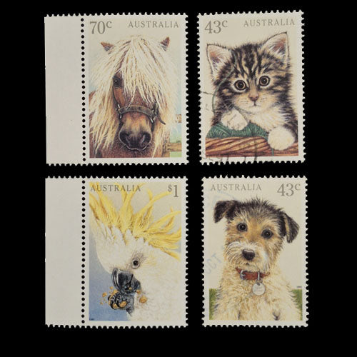 AUSTRALIA 1991 PETS SET OF 4 MNH