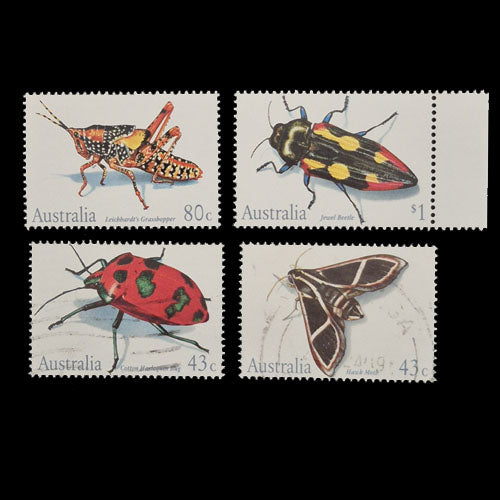 AUSTRALIA 1991 INSECTS SET OF 4 FU