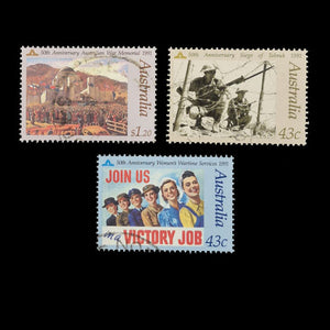 AUSTRALIA 1991 ANZAC DAY SET OF 3 FU