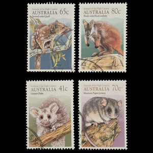 AUSTRALIA 1990 AUSTRALIAN ANIMALS SET OF 4 FU