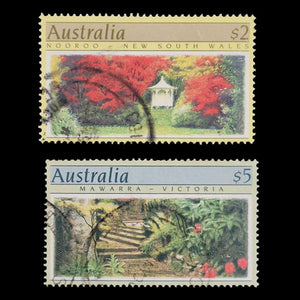 AUSTRALIA 1989 GARDENS SET OF 2 FU