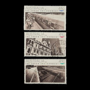 AUSTRALIA 1989 URBAN ENVIRONMENT SET OF 3 FU