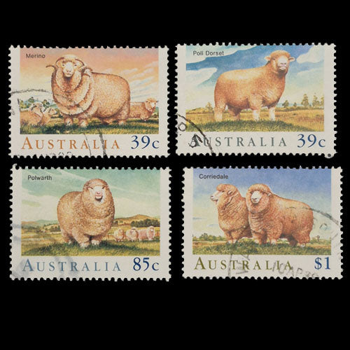 AUSTRALIA 1989 SHEEP SET OF 4 FU