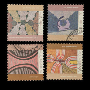 AUSTRALIA 1988 ART OF THE DESERT SET OF 4 FU