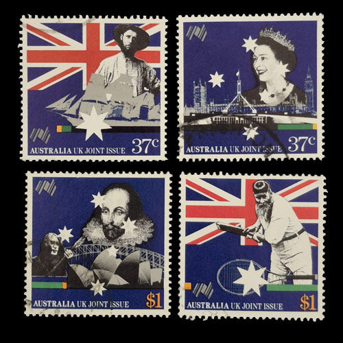 AUSTRALIA 1988 UK JOINT ISSUE SET OF 4 FU