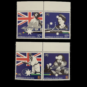 AUSTRALIA 1988 UK JOINT ISSUE MNH JOINED PR