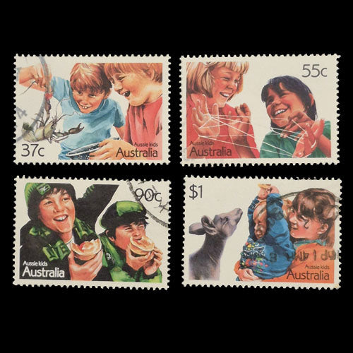 AUSTRALIA 1987 AUSSIE KIDS SET OF 4 FU