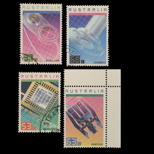 AUSTRALIA 1987 TECHNOLOGY SET OF 4 FU