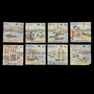 AUSTRALIA 1987 FIRST FLEET SET OF 8 FU