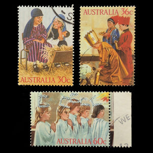 AUSTRALIA 1986 XMAS SET OF 3 FU