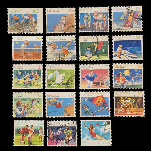 AUSTRALIA 1989-91 SPORTS SERIES SET OF 19 FU