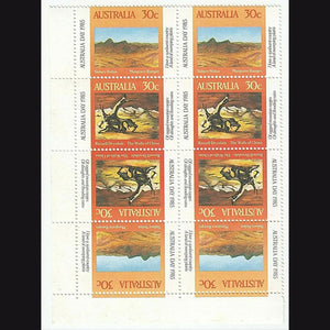 AUSTRALIA 1985 30c AUSTRALIA DAY MNH BLOCK OF 8