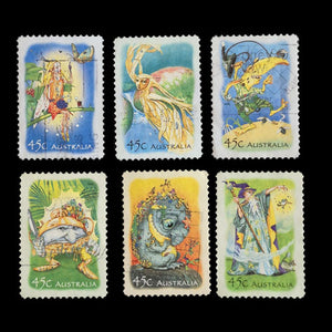 AUSTRALIA 2002 MAGIC RAINFOREST SET (6) USED