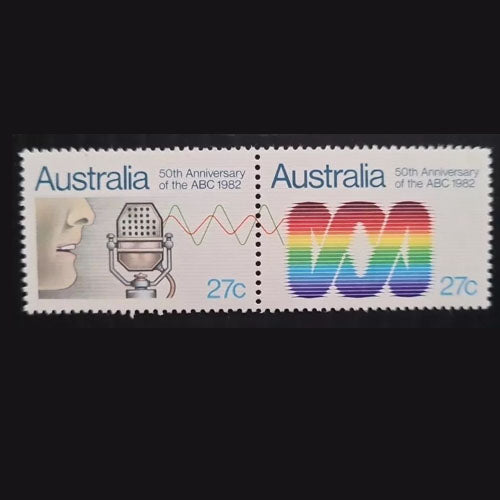 AUSTRALIA 1982 27c ANNIV OF ABC MNH PR