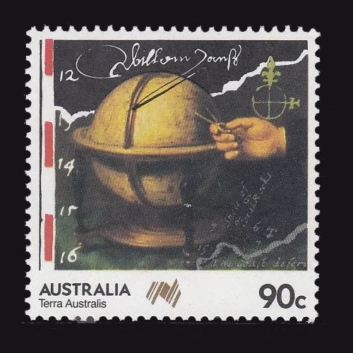 AUSTRALIA 1985 90c WORLD GLOBE MNH