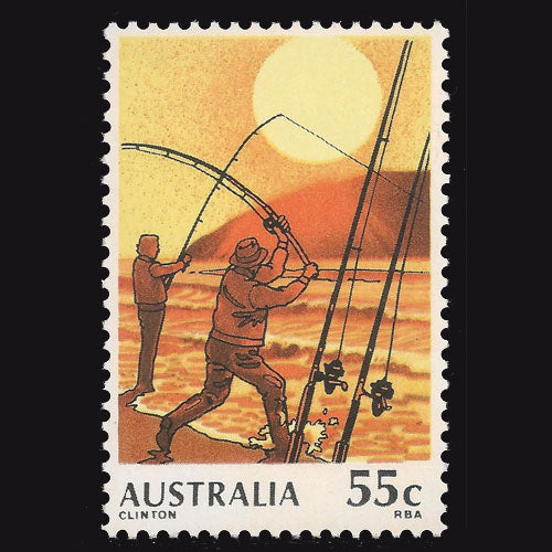 AUSTRALIA 1979 55c SURF FISHING  MNH