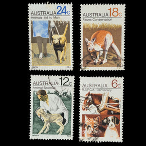 AUSTRALIA 1971 RSPCA SET OF 4 FU