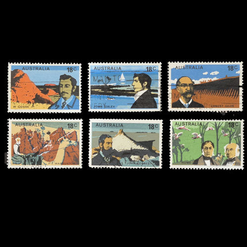 AUSTRALIA 1976 EXPLORERS SET OF 6 FU