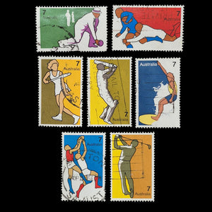 AUSTRALIA 1974 NON OLYMPICS SPORTS SET OF 7 FU