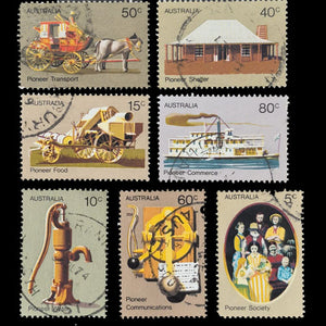 AUSTRALIA 1972 PIONEER LIFE SET OF 7 FU