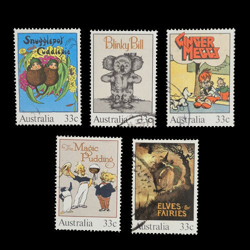 AUSTRALIA 1985 CHILDRENS BOOKS SET OF 5 FU