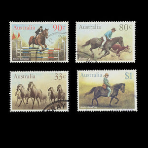 AUSTRALIA 1986 HORSES SET (4) FU