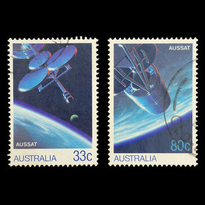 AUSTRALIA 1986 AUSSAT SET (2) FU