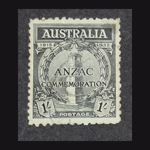 AUSTRALIA 1935 1/- ANZAC VFU