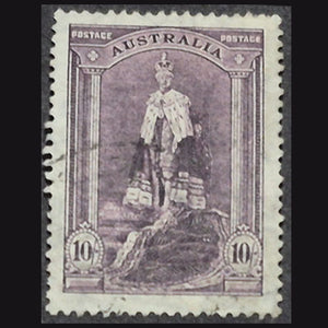 AUSTRALIA 1938 10/- KGVI FU