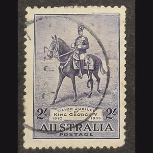 AUSTRALIA 1935 2/- SILVER JUBILEE FU