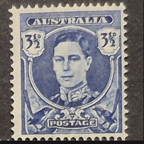 AUSTRALIA 1942 3 1/2d KGVI MNH