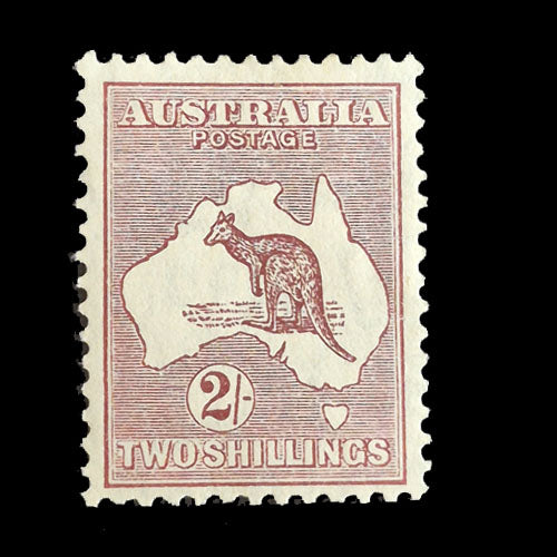 AUSTRALIA 1935 2/- MAROON ROO  MH