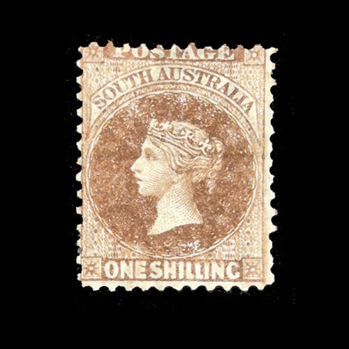 SOUTH AUSTRALIA 1901 1/- BROWN Q VIC MH