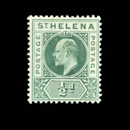 ST HELENA 1902 1/2d GREEN KEVII MH