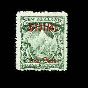 AITUTAKI 1903 1/2d GREEN NZ MOUNT OVERPRINTED MH