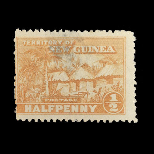 NEW GUINEA 1925 1/2d ORANGE HUTS VFU