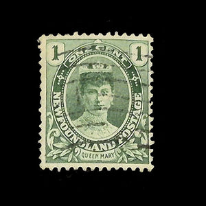 NEWFOUNDLAND 1911 1c GREEN Q MARY GU