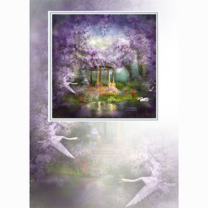 MAGNETIC INSPIRATIONS GREETING CARD Garden of Serenity